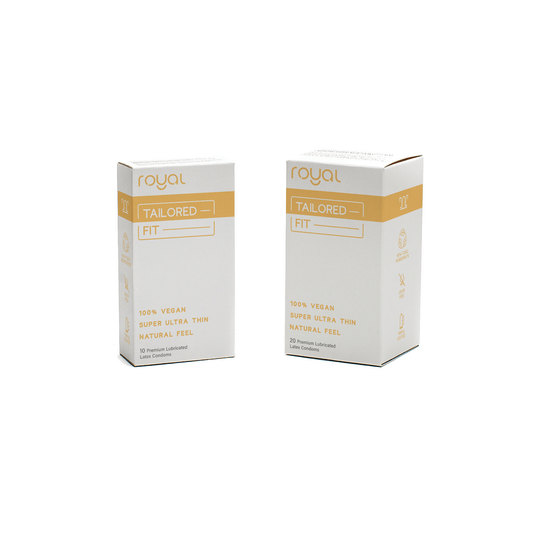 Royal tailored fit premium vegan condoms