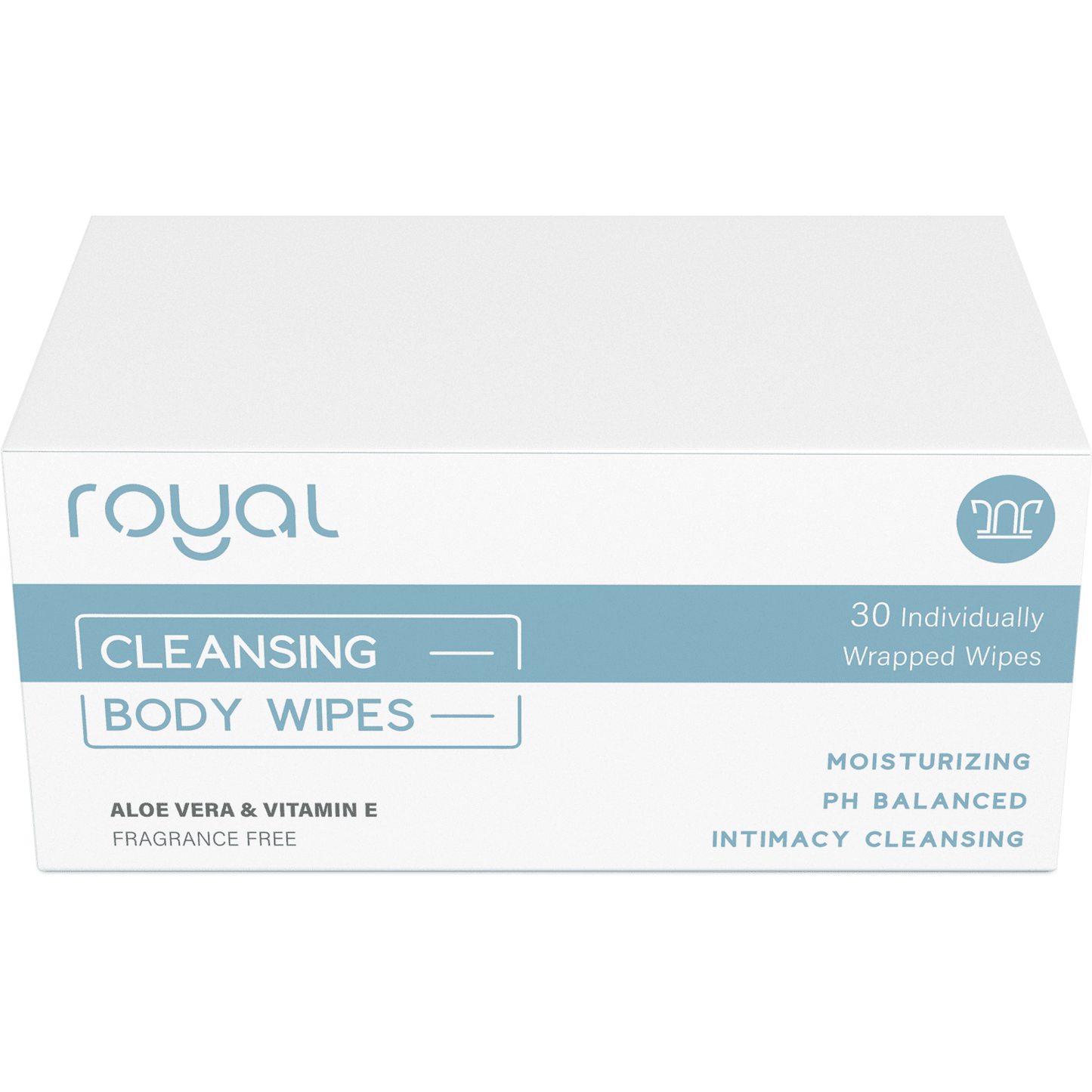 Intimate Cleansing Individually Wrapped Wipes - Royal Intimacy