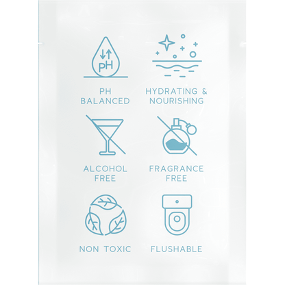 Intimate Cleansing Individually Wrapped Wipes - Royal Intimacy
