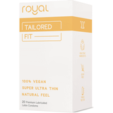 Tailored Fit Ultra Thin Vegan Latex Condoms - Royal Intimacy