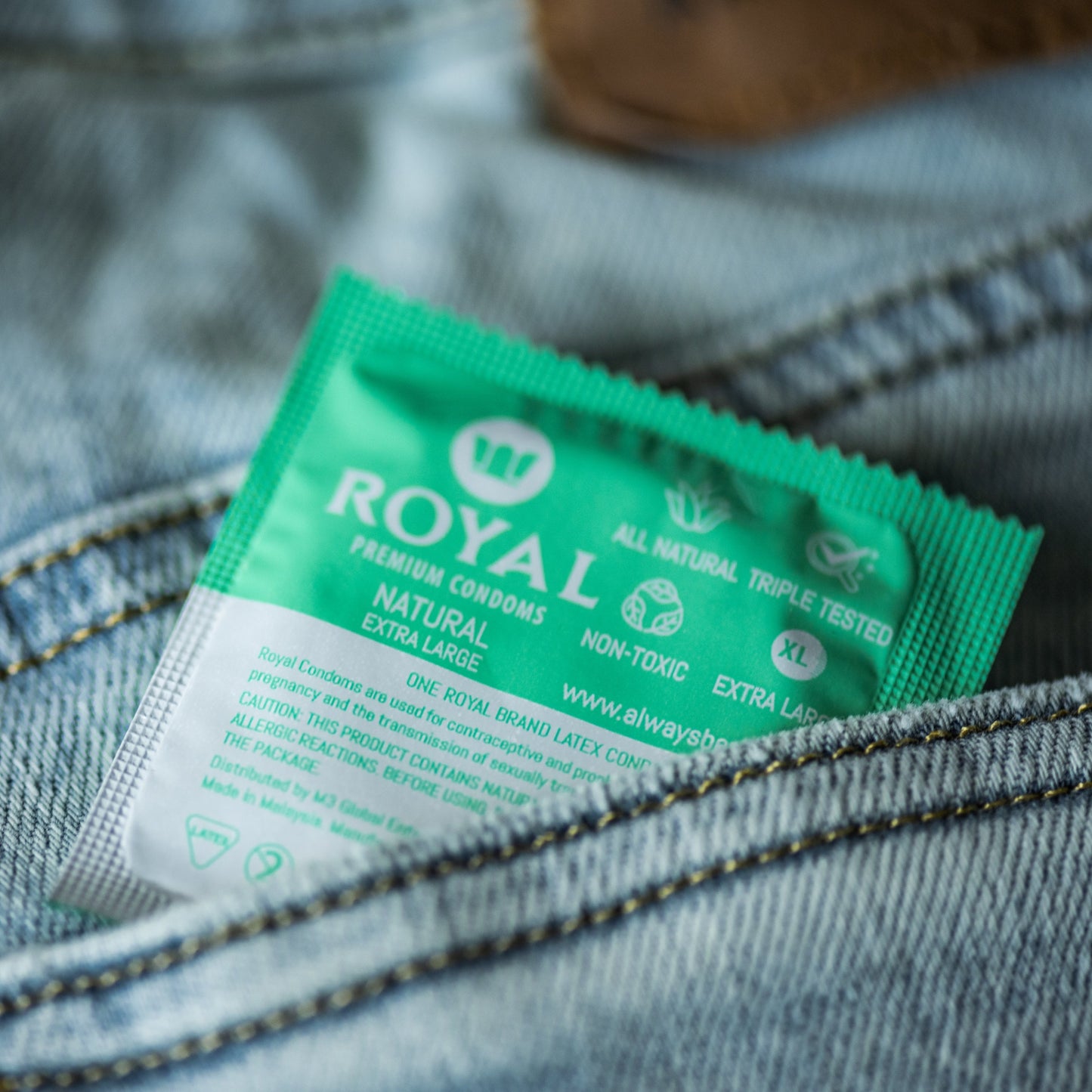 Extra Large Ultra Thin Vegan Latex Condoms - Royal Intimacy